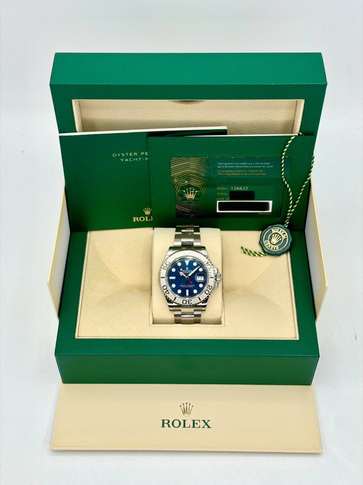 2024 Rolex Yacht-Master 40mm 126622 Stainless Steel Blue Dial (Unworn) - Image 11
