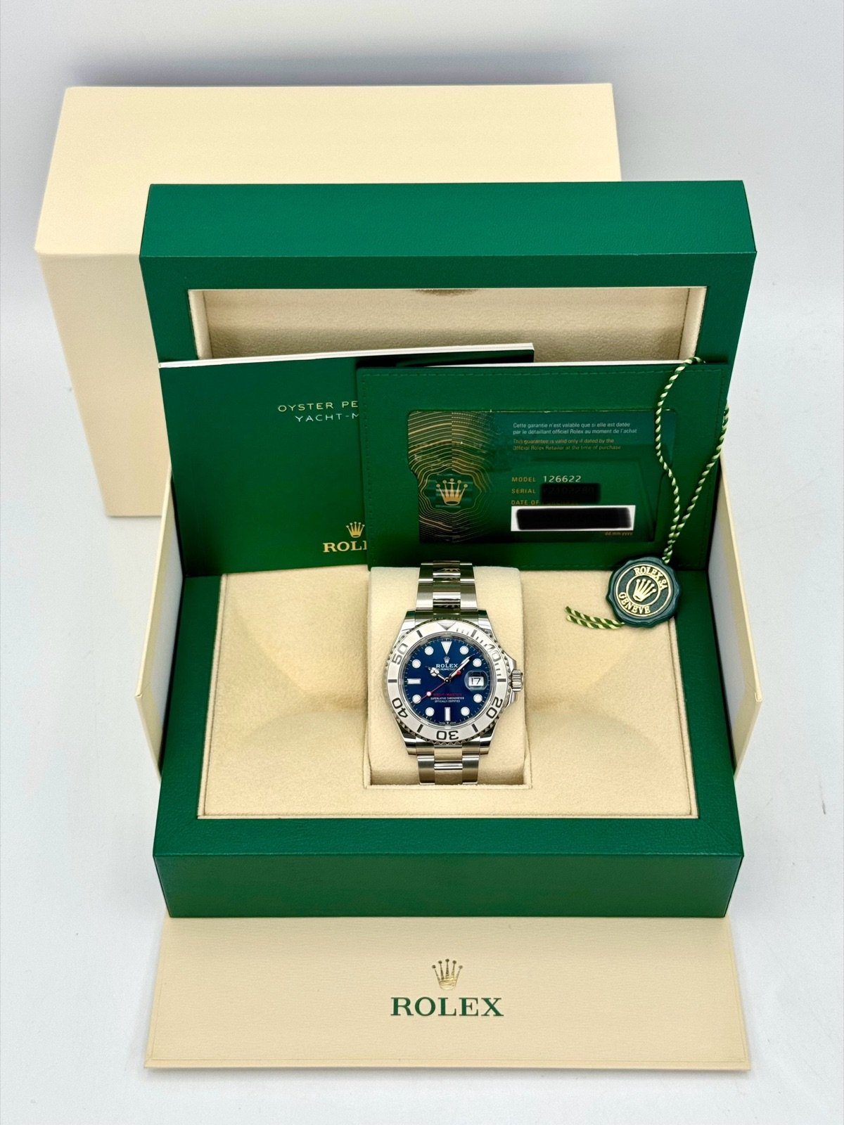 2024 Rolex Yacht-Master 40mm 126622 Stainless Steel Blue Dial (Unworn) - Image 12