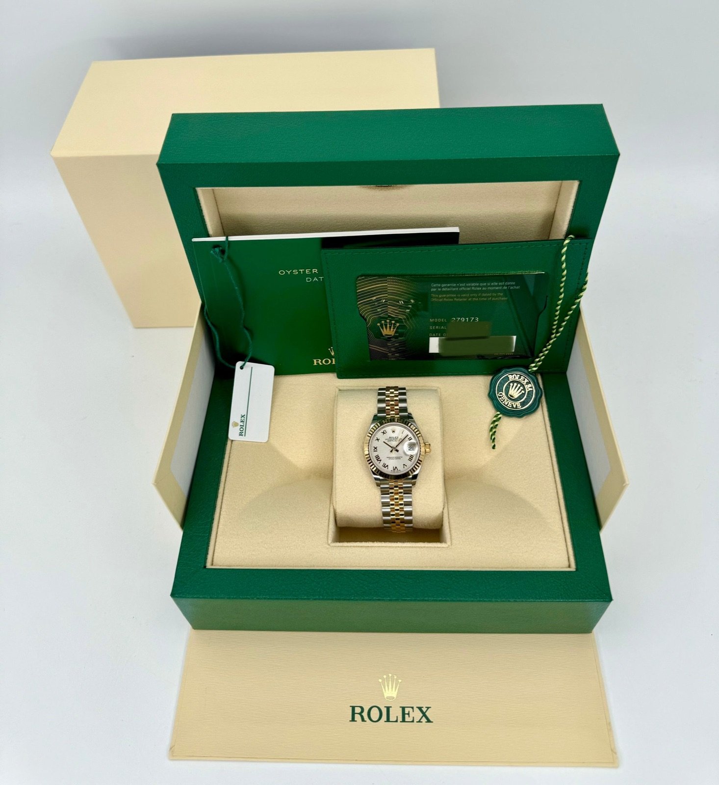 2024 Rolex Lady Datejust 28mm 279173 Two-Tone Jubilee Silver Dial (Unworn) - Image 12