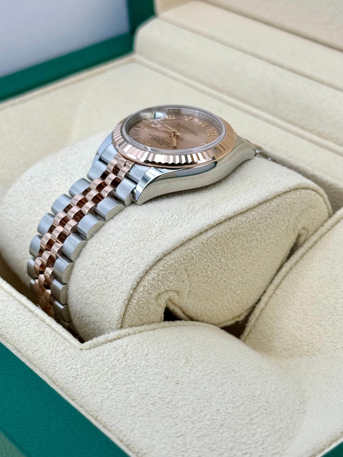 2024 Rolex Lady Datejust 28mm 279171 Two-Tone Jubilee Pink Dial (Unworn) - Image 7