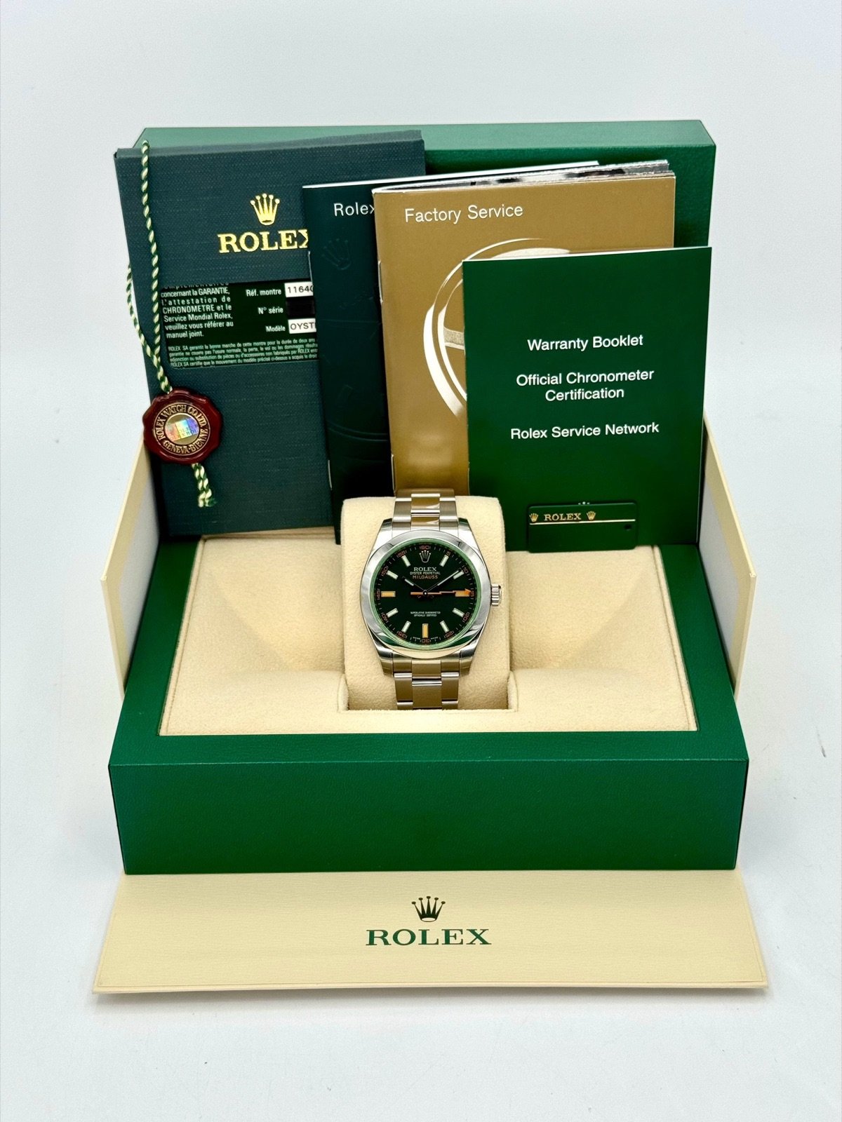 2009 Rolex Milgauss 40mm 116400GV Black Dial (Unworn) - Image 11