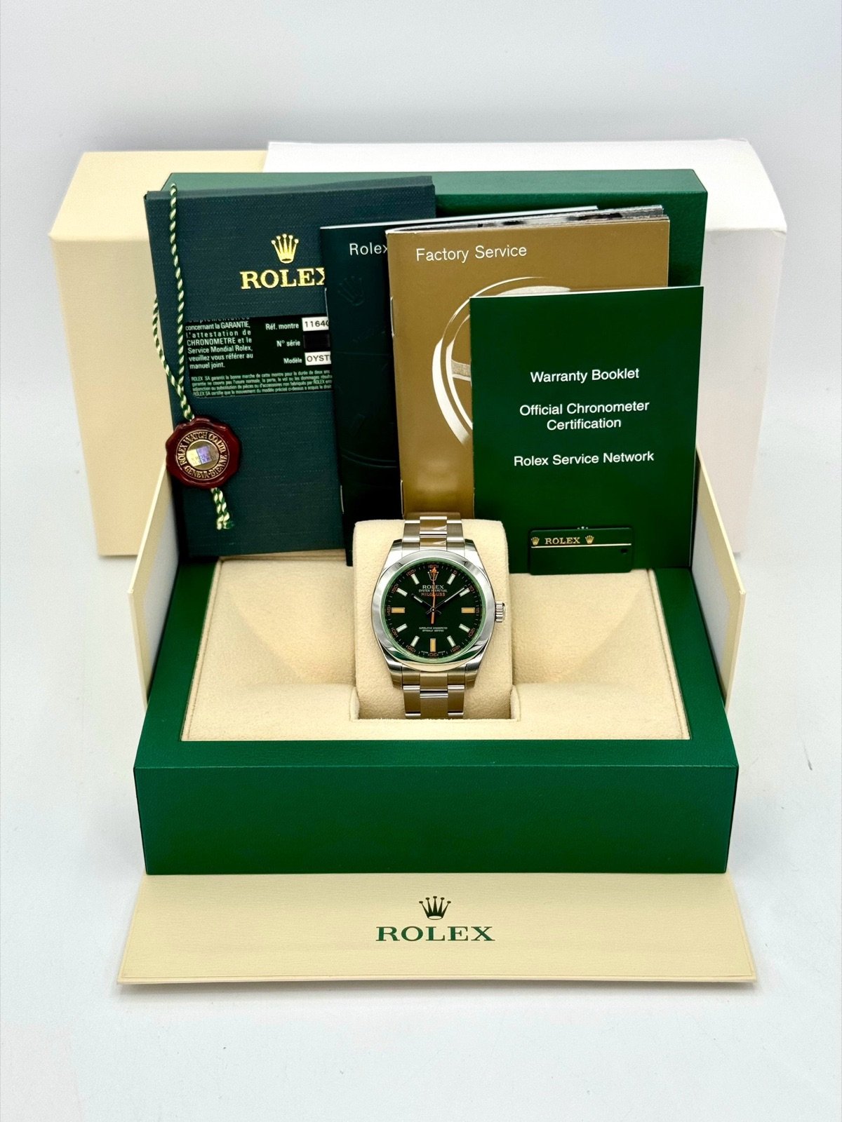 2009 Rolex Milgauss 40mm 116400GV Black Dial (Unworn) - Image 12