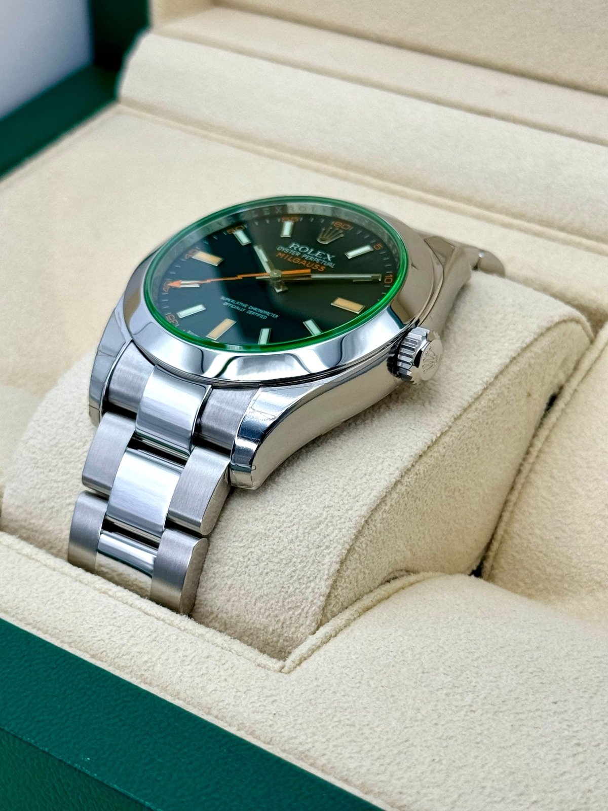 2009 Rolex Milgauss 40mm 116400GV Black Dial (Unworn) - Image 5