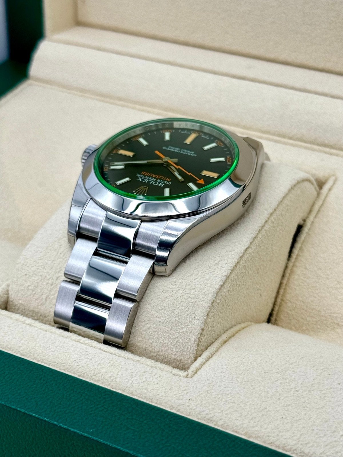 2009 Rolex Milgauss 40mm 116400GV Black Dial (Unworn) - Image 7