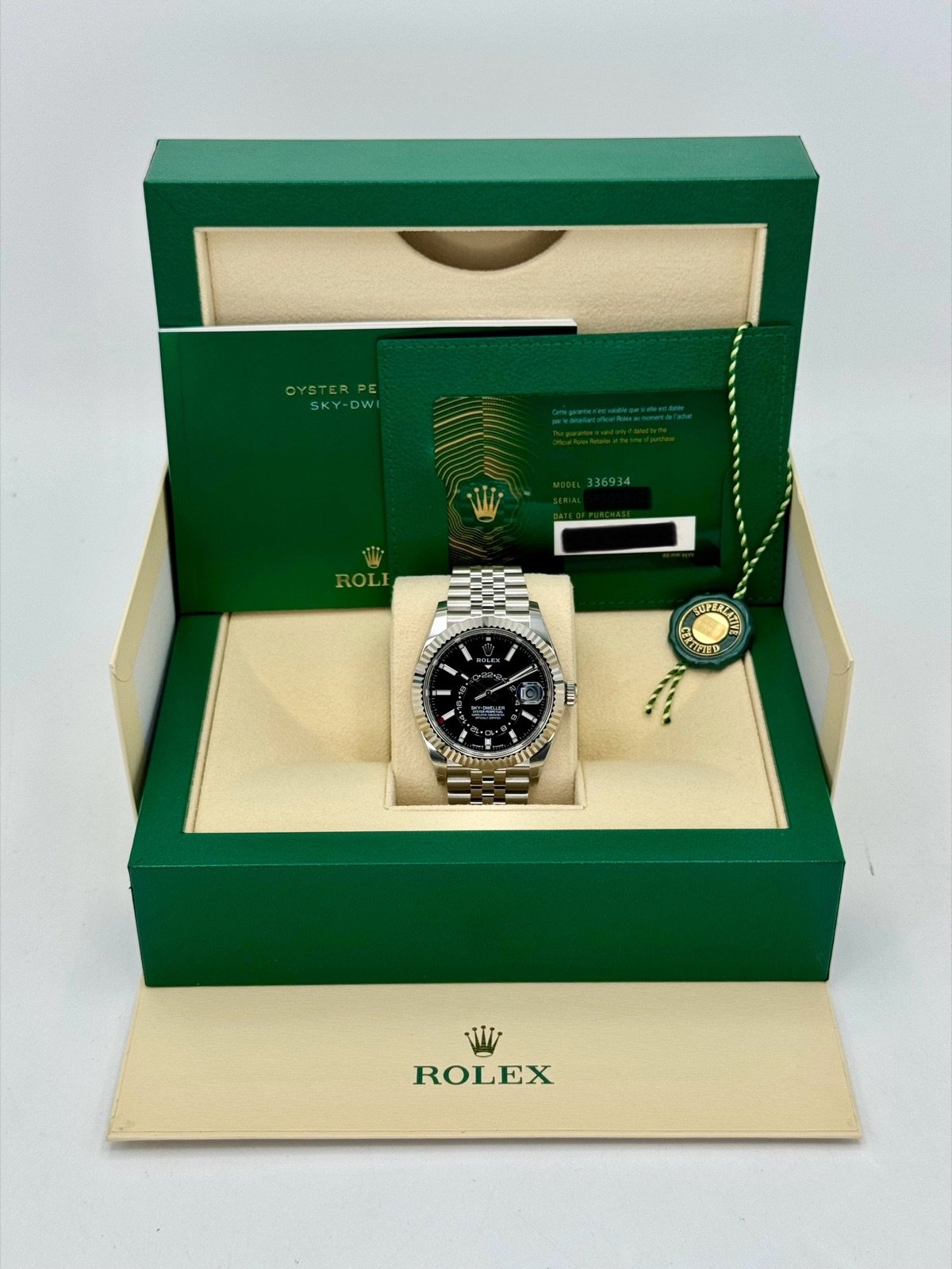 2024 Rolex Sky-Dweller 42mm 336934 Jubilee Black Dial (Unworn) - Image 10