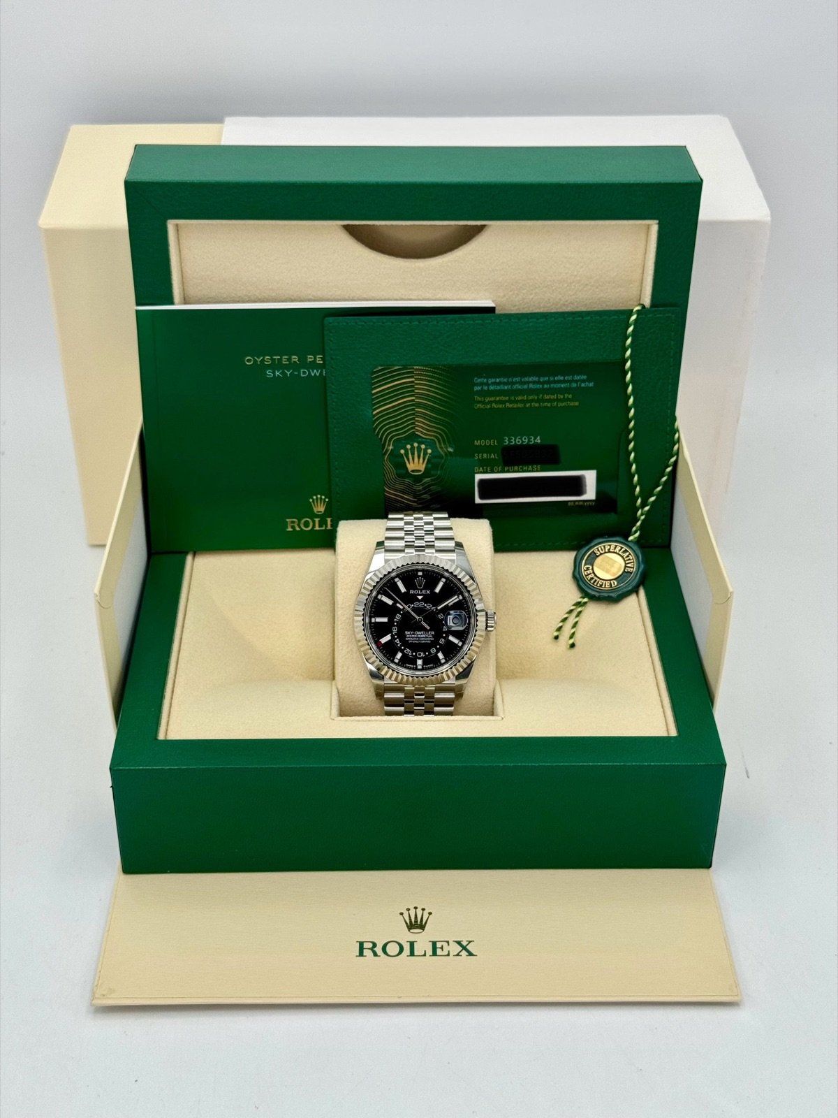 2024 Rolex Sky-Dweller 42mm 336934 Jubilee Black Dial (Unworn) - Image 11