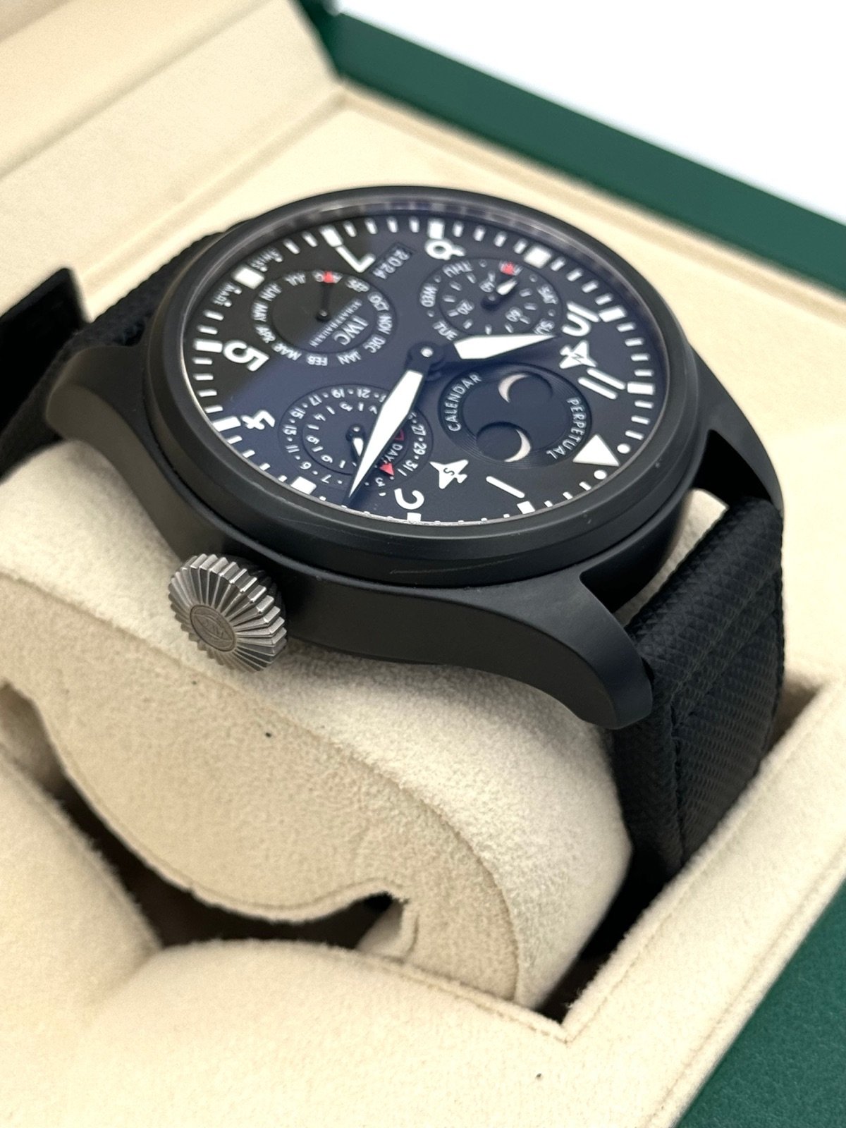 2013 IWC Top Gun Perpetual Calendar Big Pilot 48mm IW502902 Ceramic - Image 8