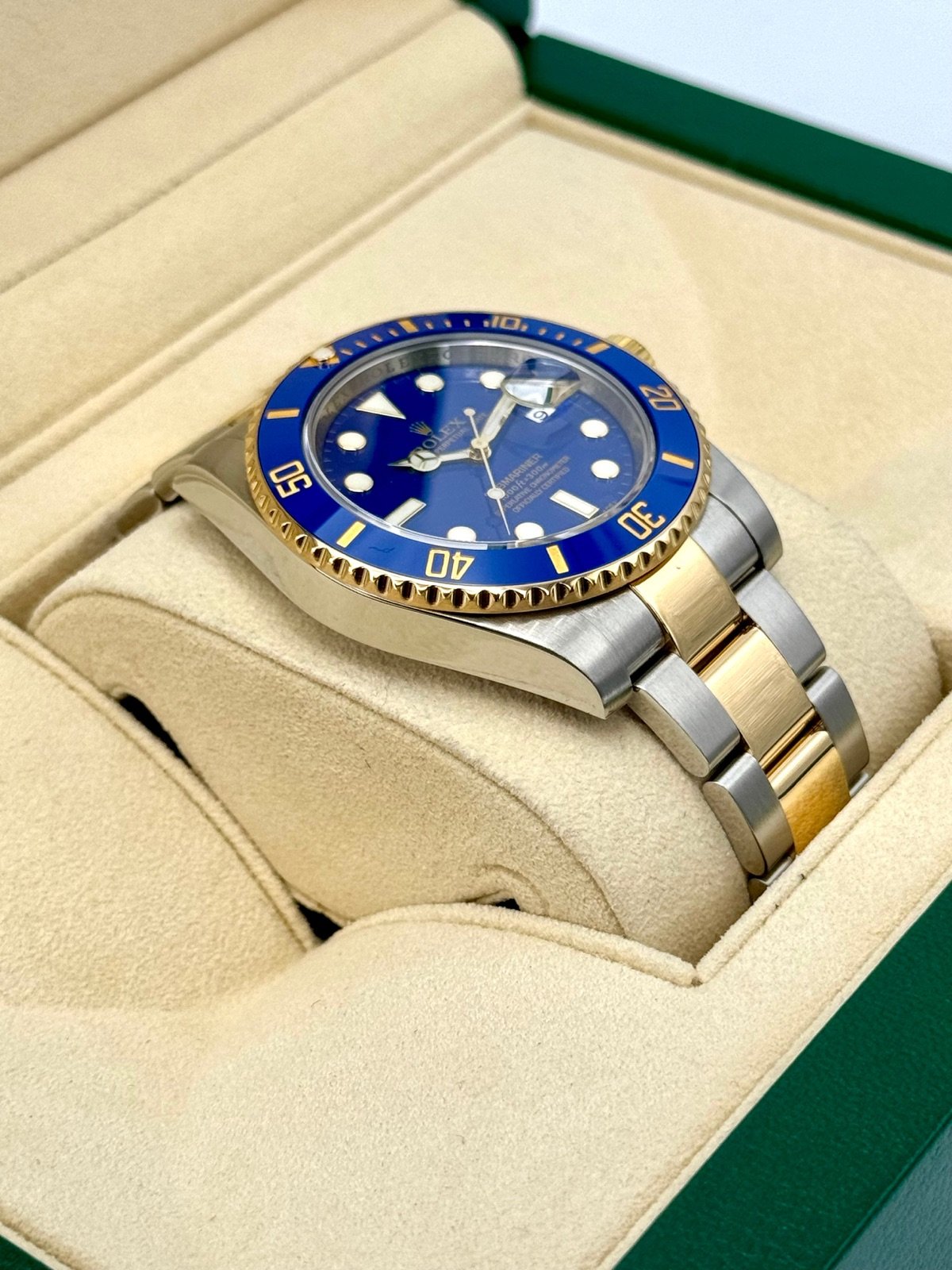 Rolex Submariner “Bluesy” 40mm 116613LB Two-Tone Flat Blue Dial - Image 6
