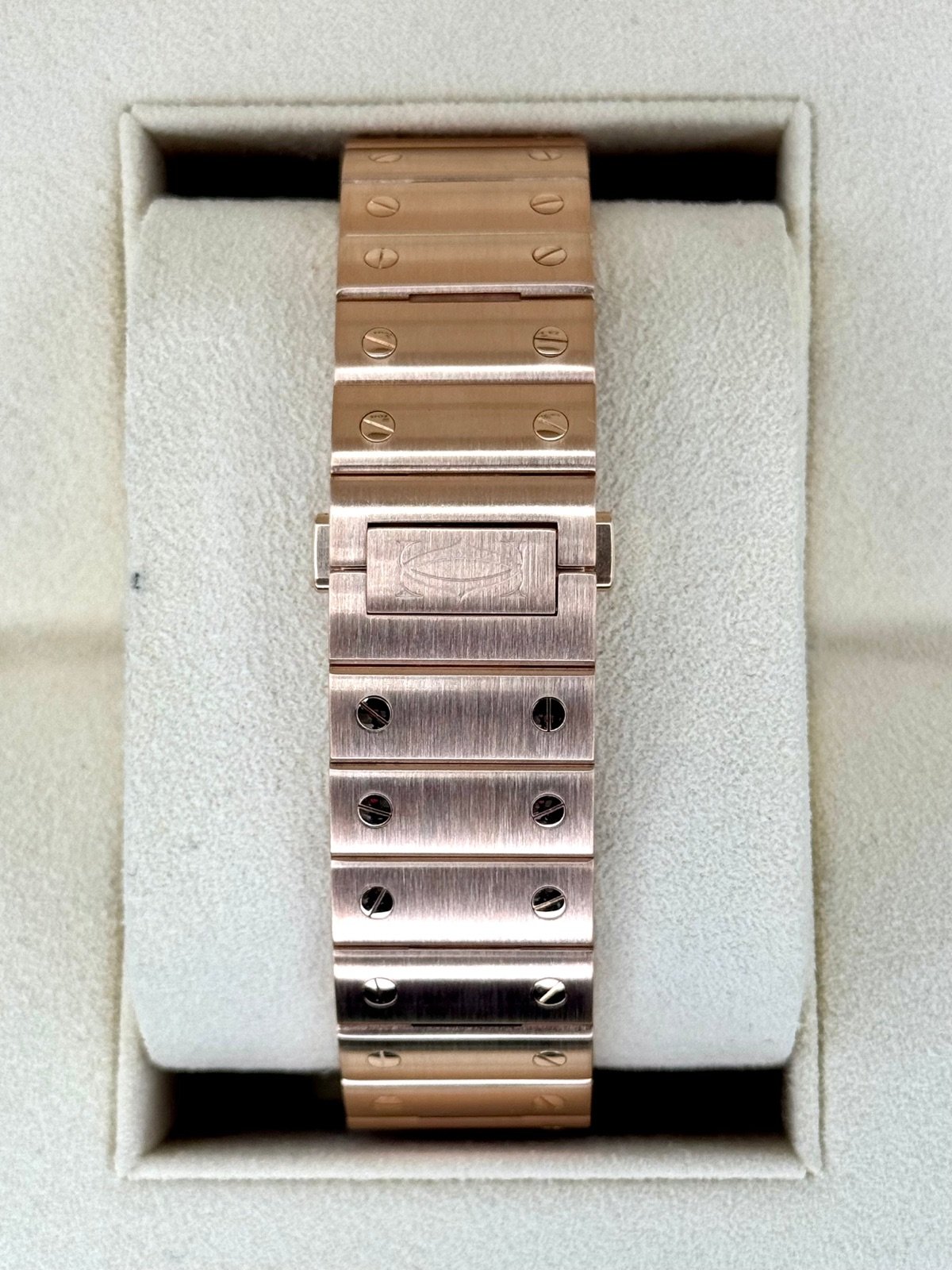 2020 Santos De Cartier 39.8mm WHSA0016 Rose Gold Skeleton Dial - Image 2