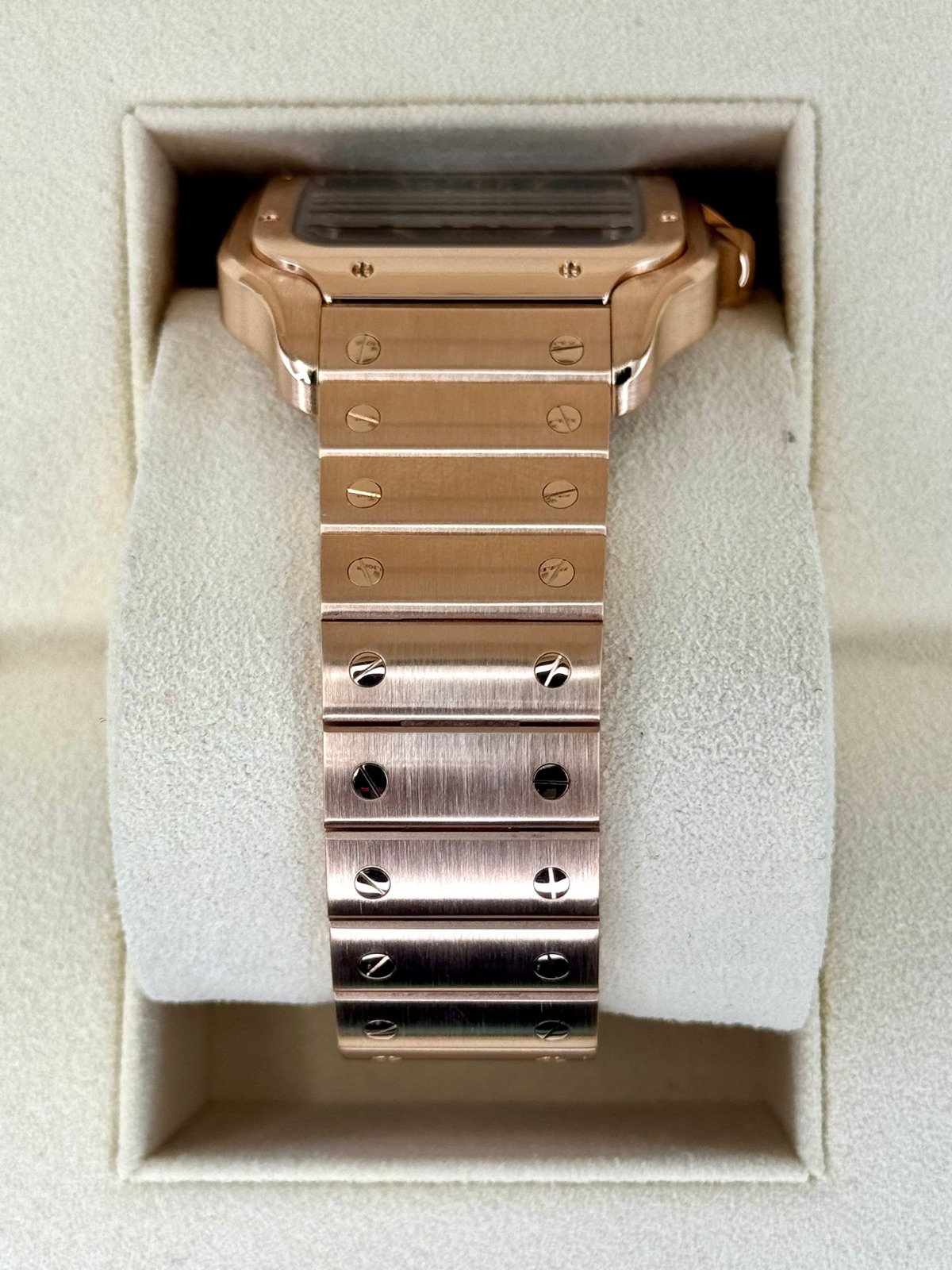 2020 Santos De Cartier 39.8mm WHSA0016 Rose Gold Skeleton Dial - Image 4