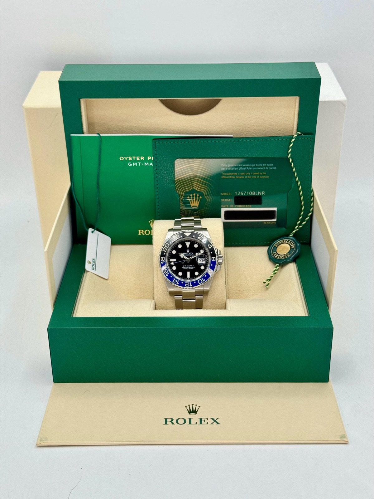 2023 Rolex GMT-Master II “Batman” 40mm 126710BLNR Oyster - Image 12