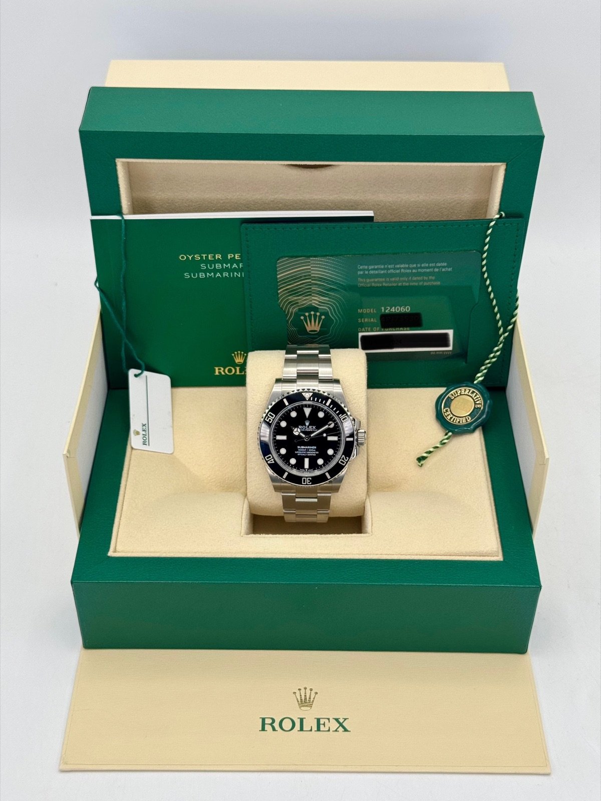 2024 Rolex Submariner 41mm 124060 Stainless Steel Black Dial (Unworn) - Image 10