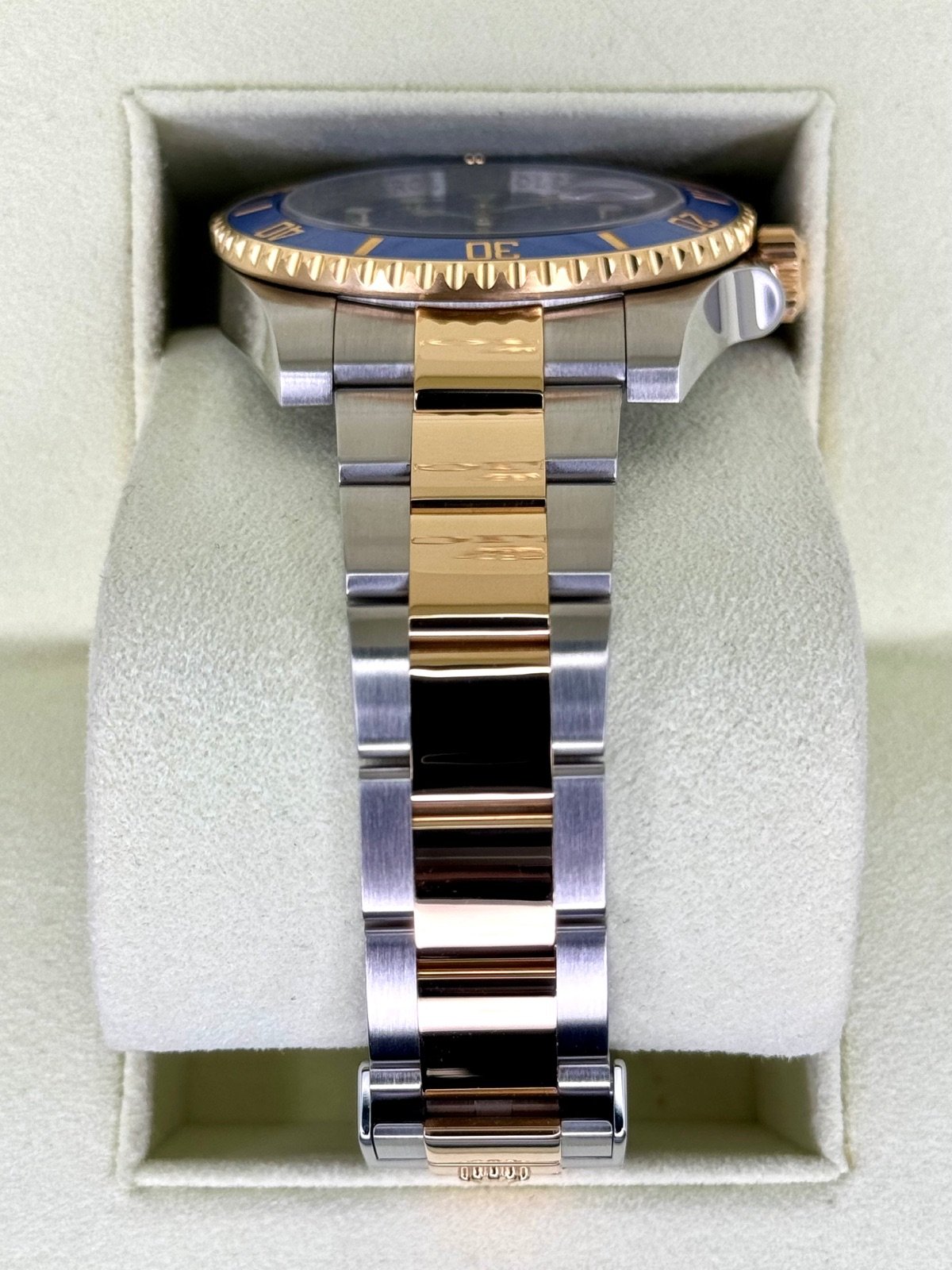 2010 Rolex Submariner “Bluesy” 40mm 116613LB Two-Tone Flat Blue Dial - Image 3