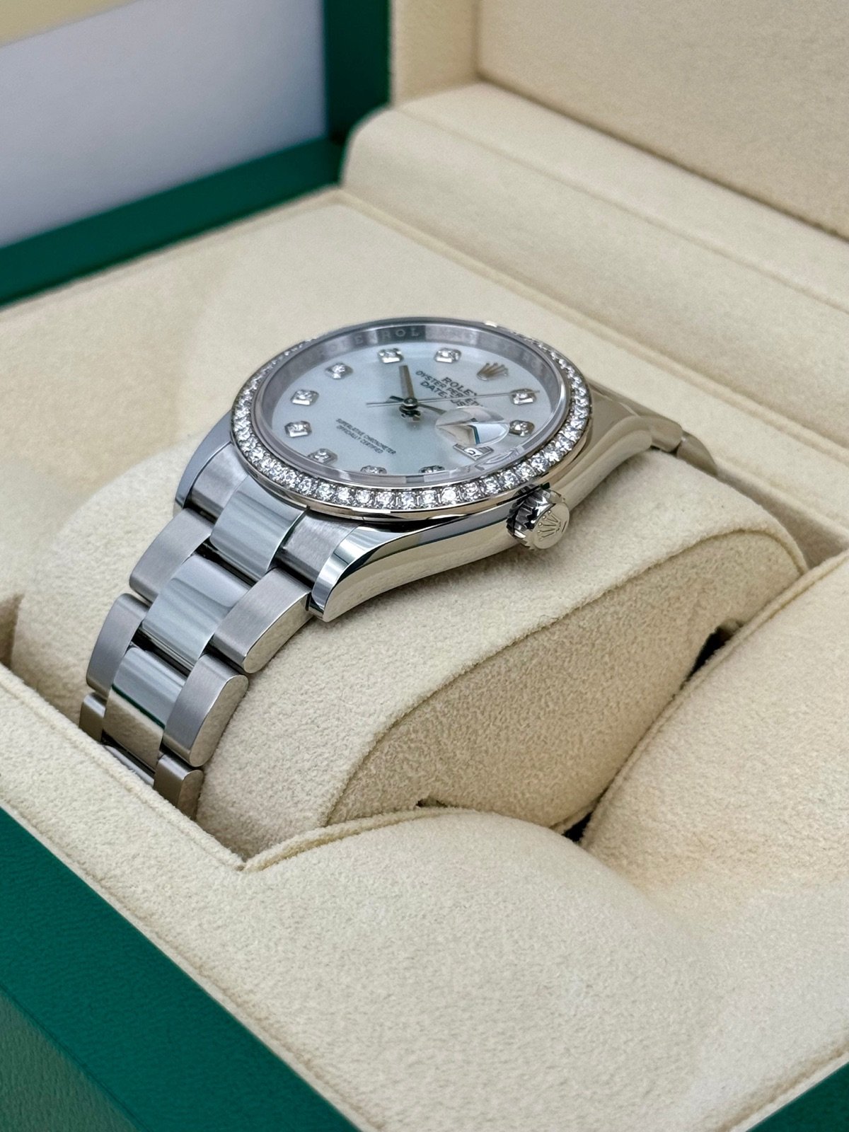 2024 Rolex Datejust 36mm 126284RBR MOP Diamond Dial (Unworn) - Image 5
