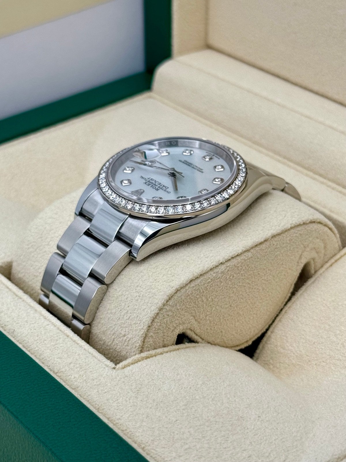 2024 Rolex Datejust 36mm 126284RBR MOP Diamond Dial (Unworn) - Image 7