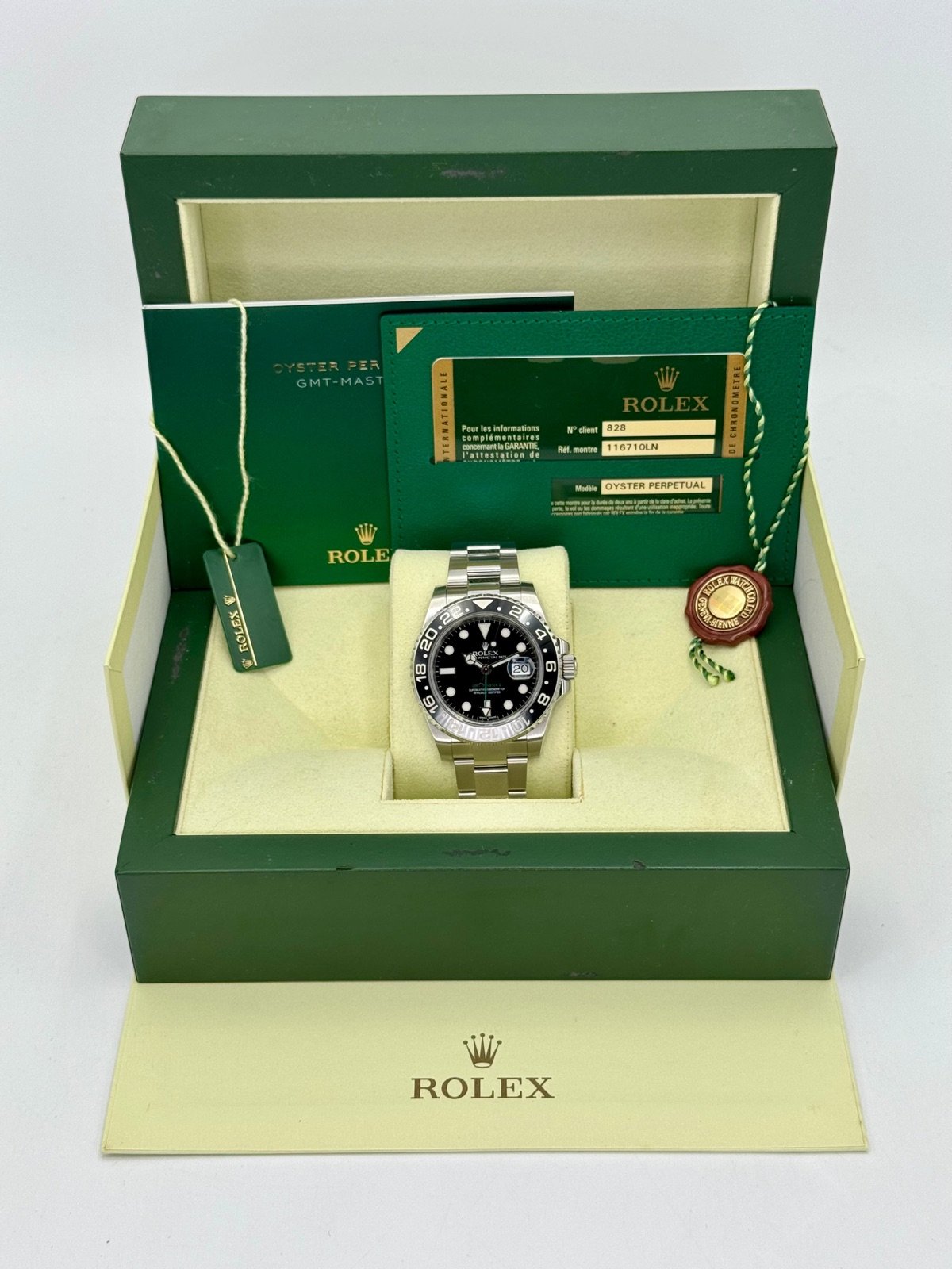 2012 Rolex GMT-Master II 40mm 116710LN Stainless Steel Black Dial - Image 11