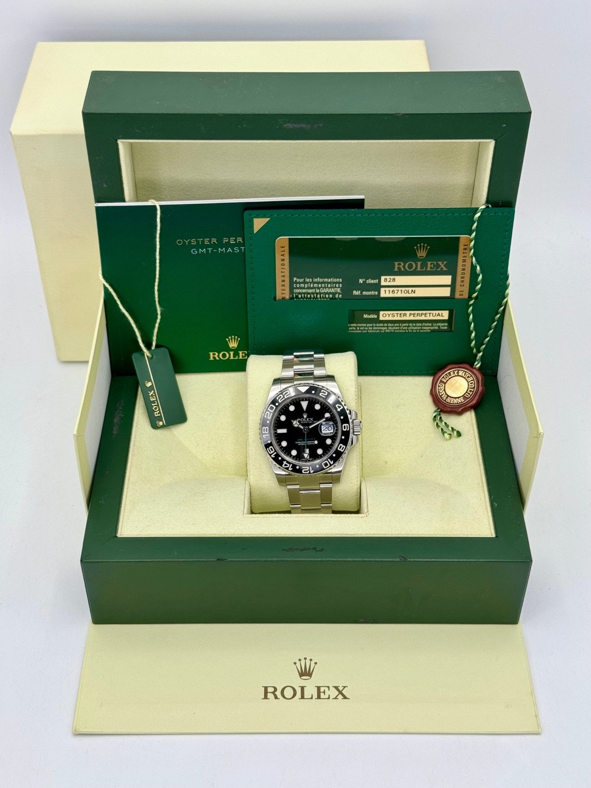 2012 Rolex GMT-Master II 40mm 116710LN Stainless Steel Black Dial - Image 12