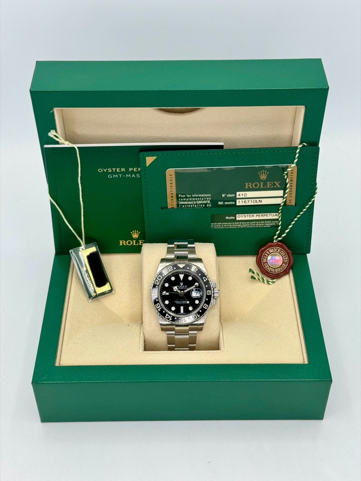 2012 Rolex GMT-Master II 40mm 116710LN Stainless Steel Black Dial - Image 11