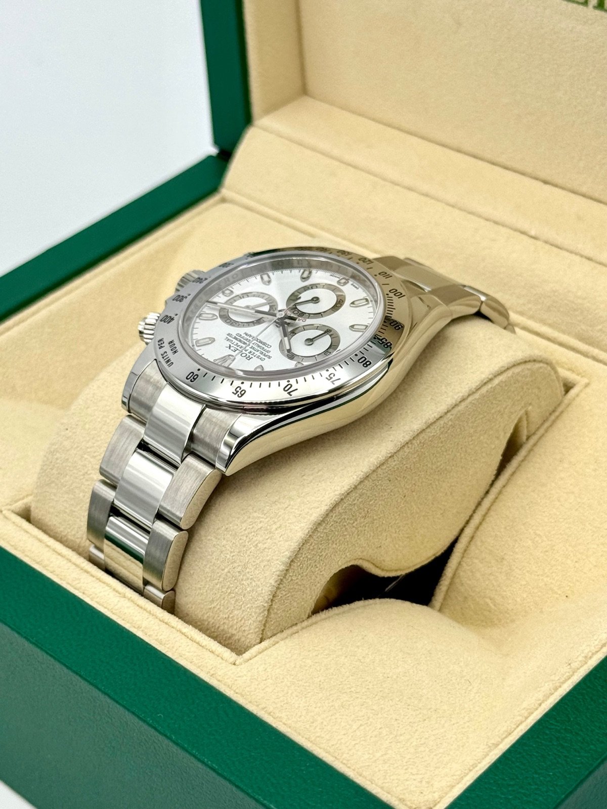 2015 Rolex Daytona 40mm 116520 Stainless Steel White APH Dial - Image 7