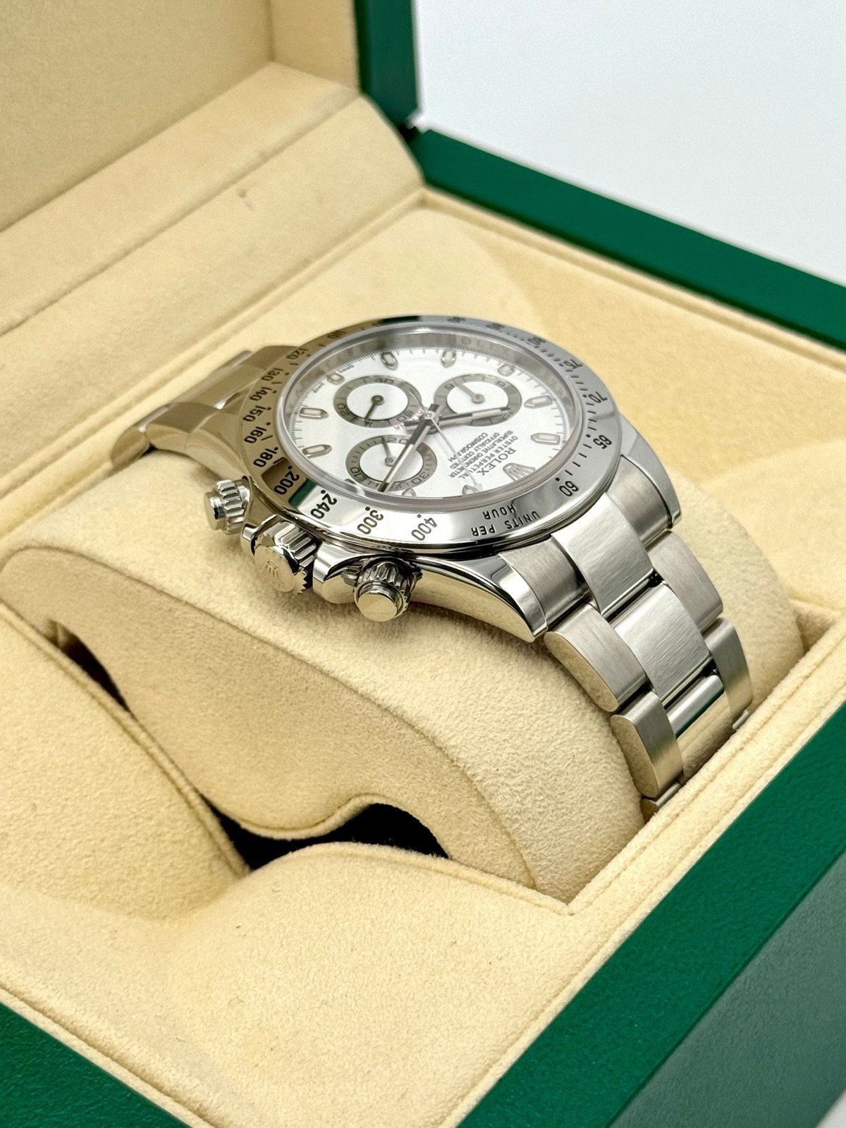 2015 Rolex Daytona 40mm 116520 Stainless Steel White APH Dial - Image 8