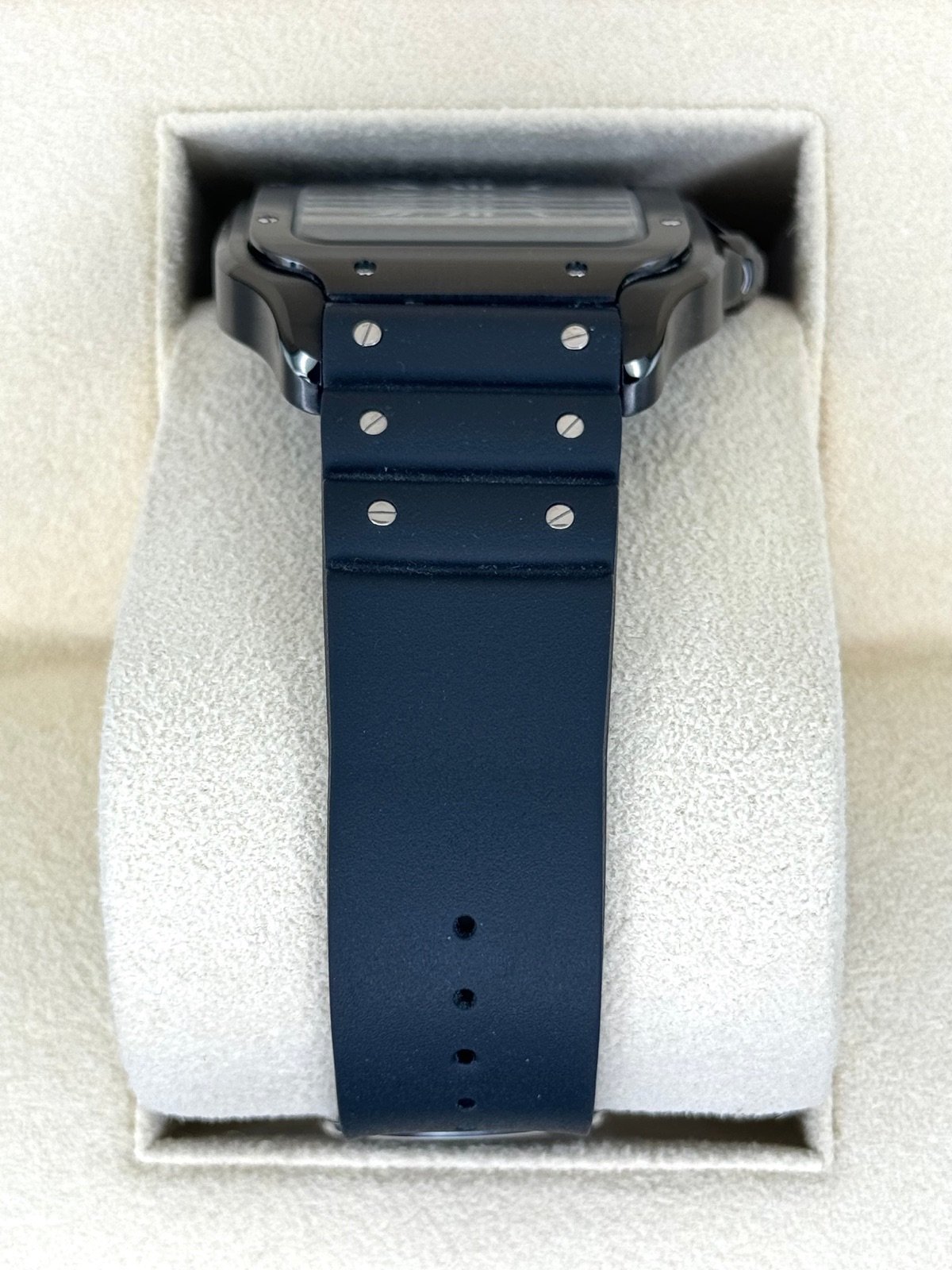 2023 Cartier Santos De Cartier 39.8mm WSSA0039 Steel Black Dial - Image 3