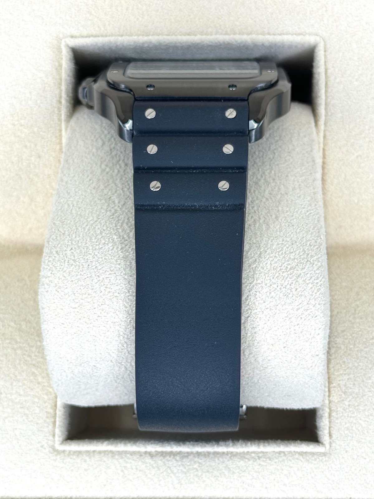 2023 Cartier Santos De Cartier 39.8mm WSSA0039 Steel Black Dial - Image 4
