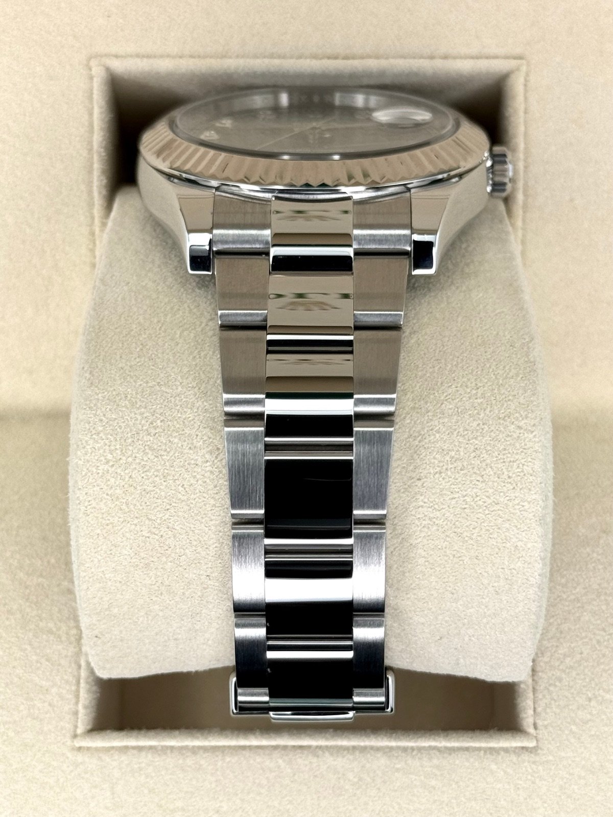 2017 Rolex Datejust II 41mm Oyster Rhodium Diamond Dial 116334 - Image 3