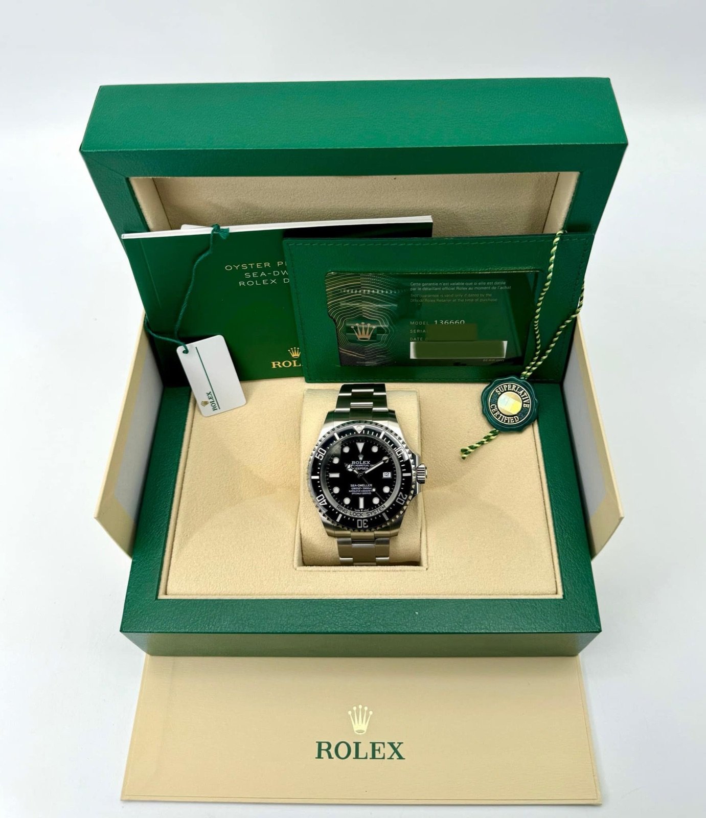 2024 Rolex Deepsea 44mm 136660 Stainless Steel Black Dial (Unworn) - Image 11