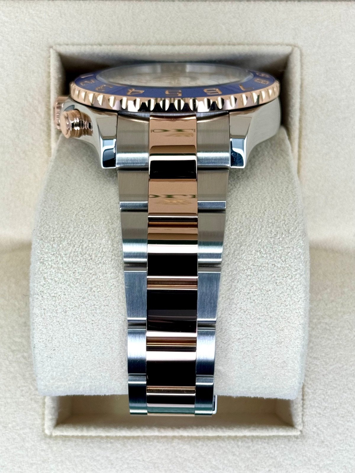 2018 Rolex Yacht-Master II 44mm 116681 Two-Tone White Dial - Image 4