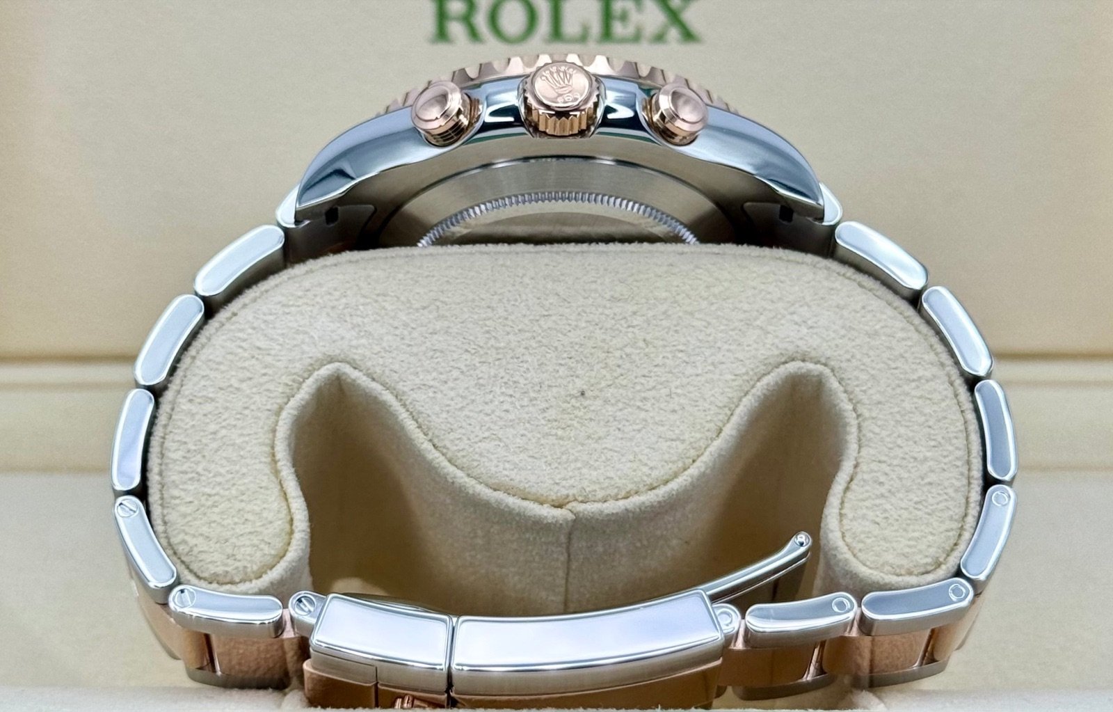 2018 Rolex Yacht-Master II 44mm 116681 Two-Tone White Dial - Image 9