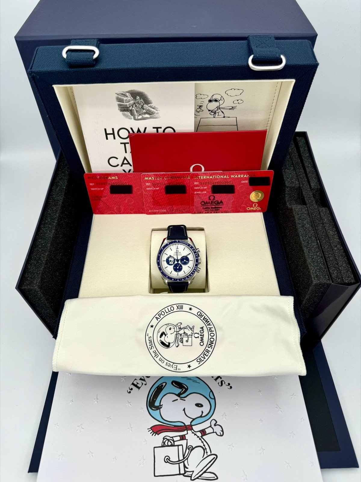 2024 Omegas Speedmaster Silver Snoopy Award 310.32.42.50.02.001 (Unworn) - Image 12