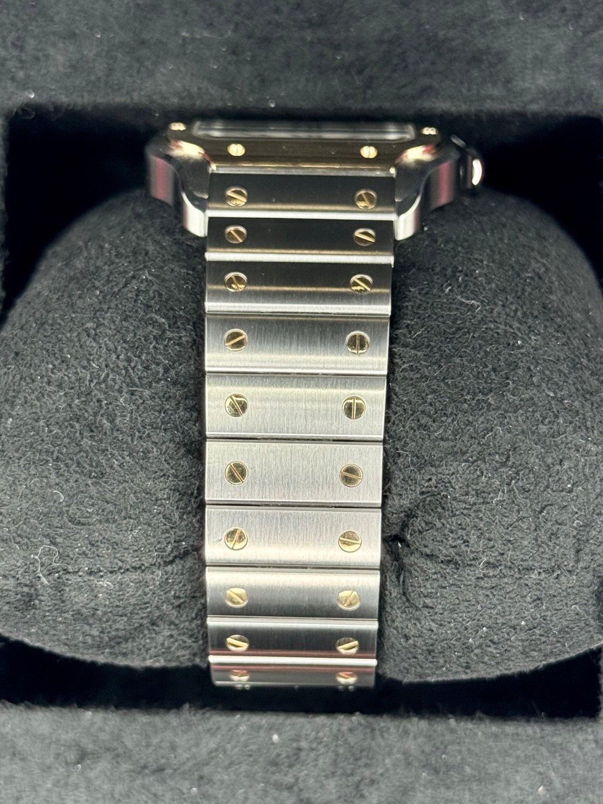2023 Cartier Santos de Cartier 39.8mm W2SA0009 Two-Tone White Dial - Image 3