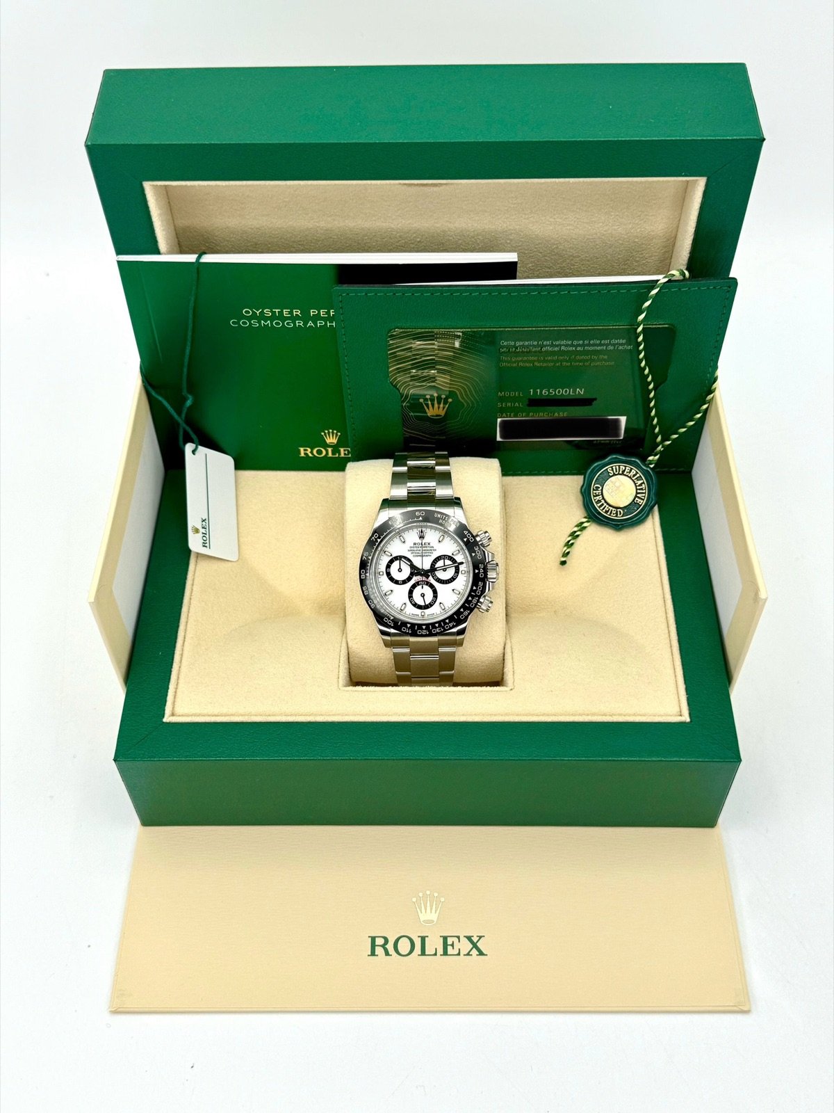 2023 Rolex Daytona 40mm 116500LN Stainless Steel Panda Dial - Image 11