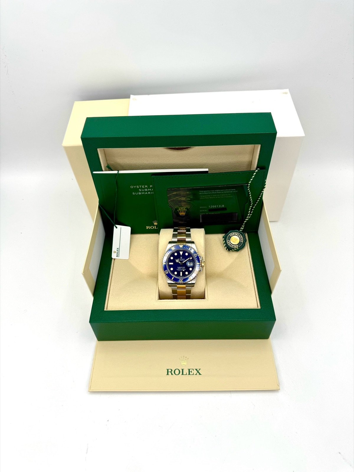 2024 Rolex Submariner “Bluesy” 41mm 126613LB Two-Tone Blue Dial (Unworn) - Image 12