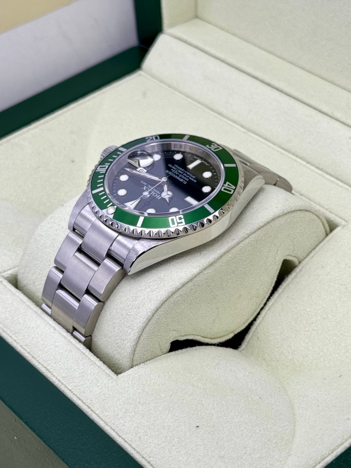2009 Rolex Submariner “Kermit” 40mm 16610LV Stainless Steel Black Dial - Image 7