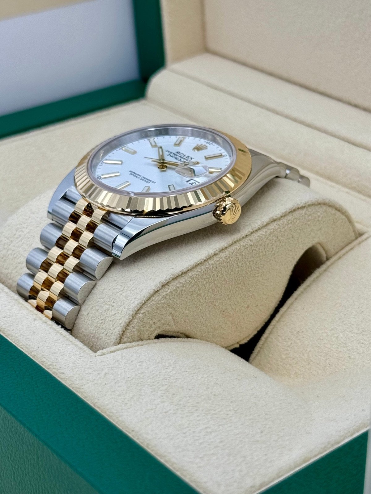 2024 Rolex Datejust 41mm 126333 Two-Tone Jubilee White Dial (Unworn) - Image 5