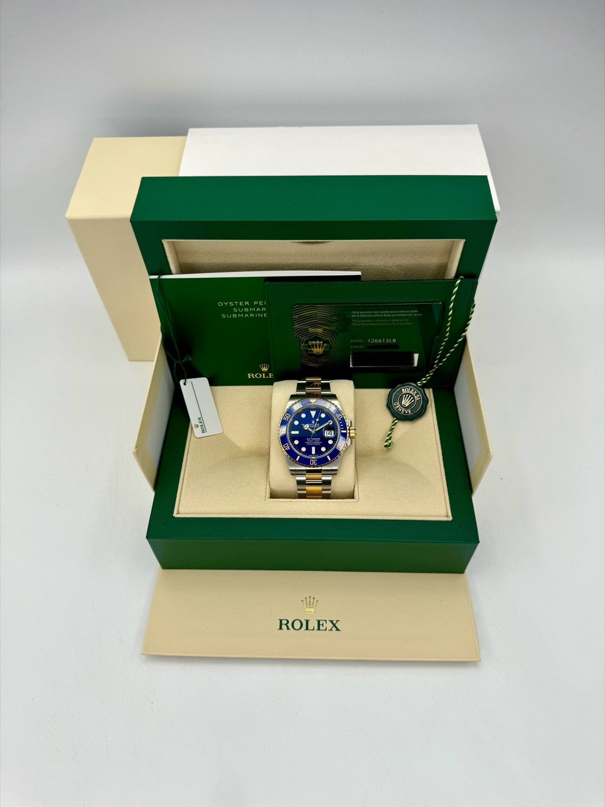2024 Rolex Submariner “Bluesy” 41mm 126613LB Two-Tone Blue Dial (Unworn) - Image 12