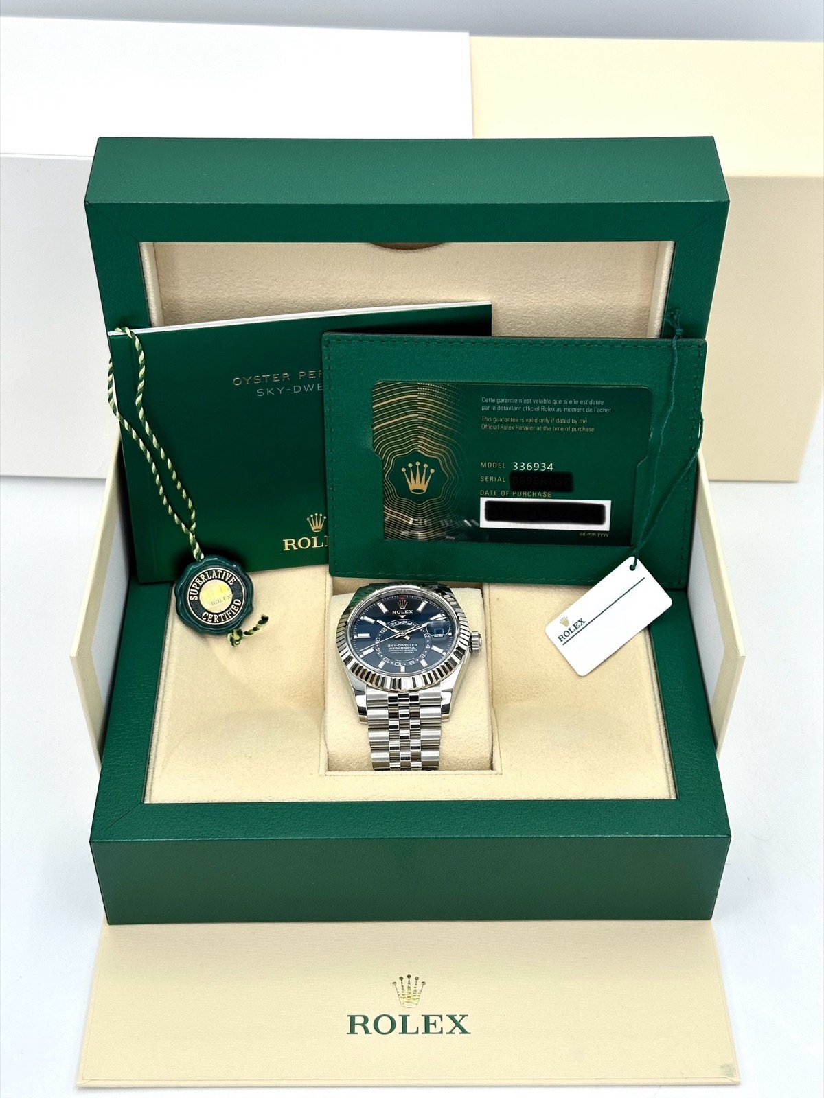 2024 Rolex Sky-Dweller 42mm 336934 Jubilee Blue Dial (Unworn) - Image 12
