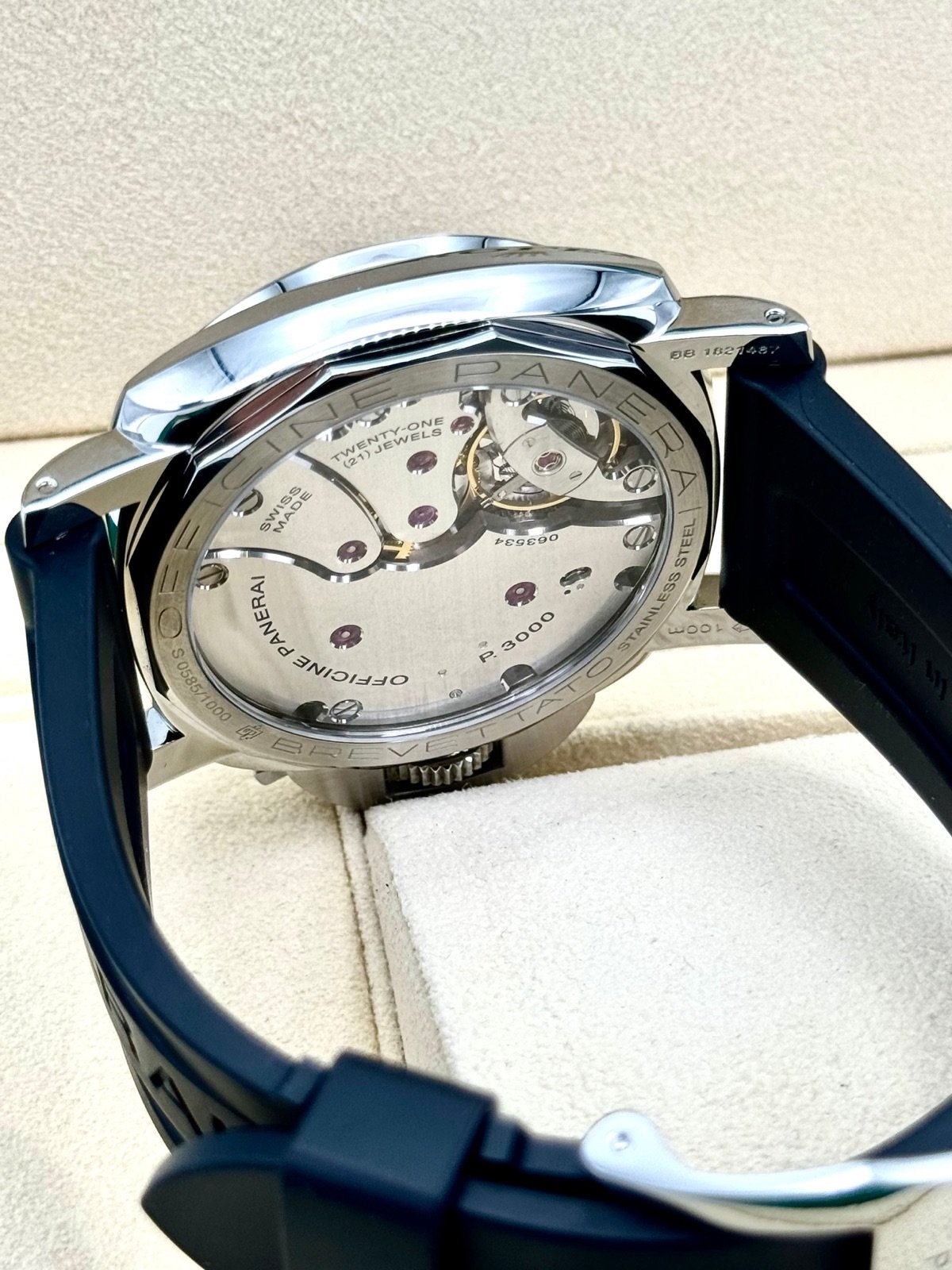 2017 Panerai Marina Militare Luminor 1950 47mm PAM00673 Black Dial - Image 11