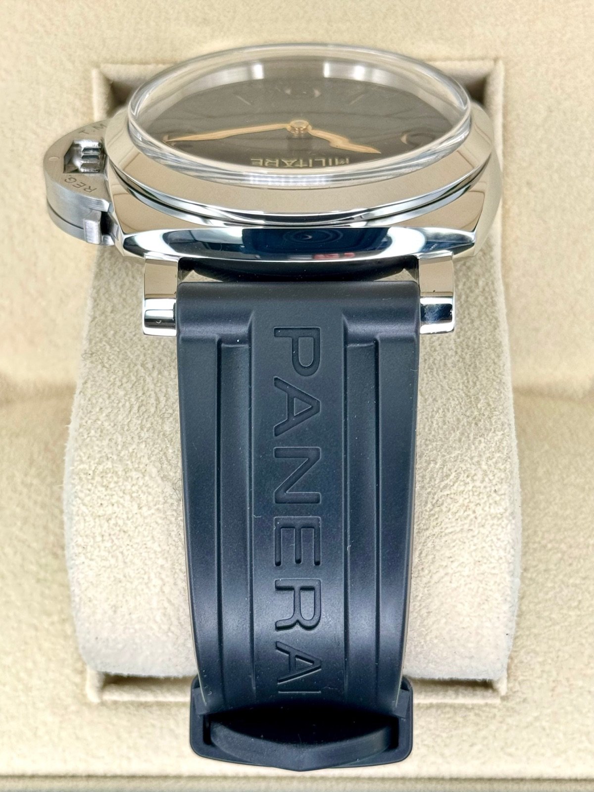 2017 Panerai Marina Militare Luminor 1950 47mm PAM00673 Black Dial - Image 4