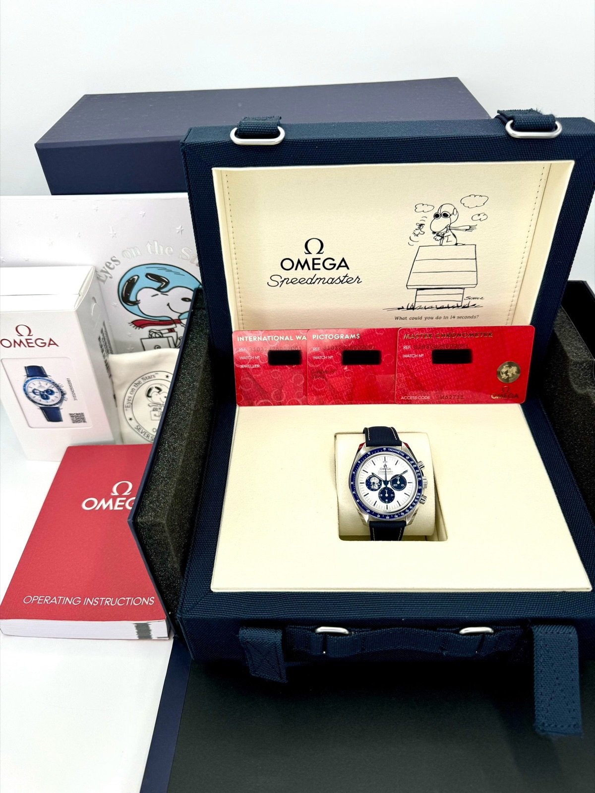 2023 Omega Speedmaster Silver Snoopy Award 310.32.42.50.02.001 (Unworn) - Image 12