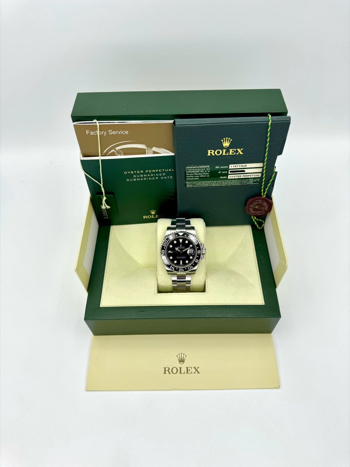 2012 Rolex GMT-Master II 40mm 116710LN Stainless Steel Black Dial - Image 11