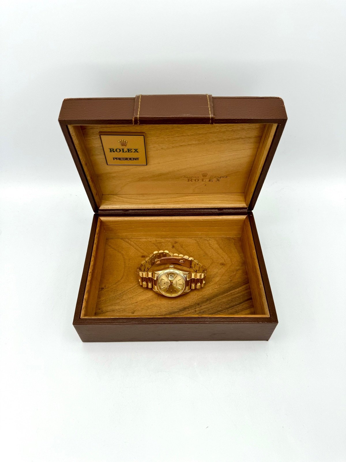 1985 Rolex Day-Date 36mm 18038 Presidential Champagne Dial - Image 13