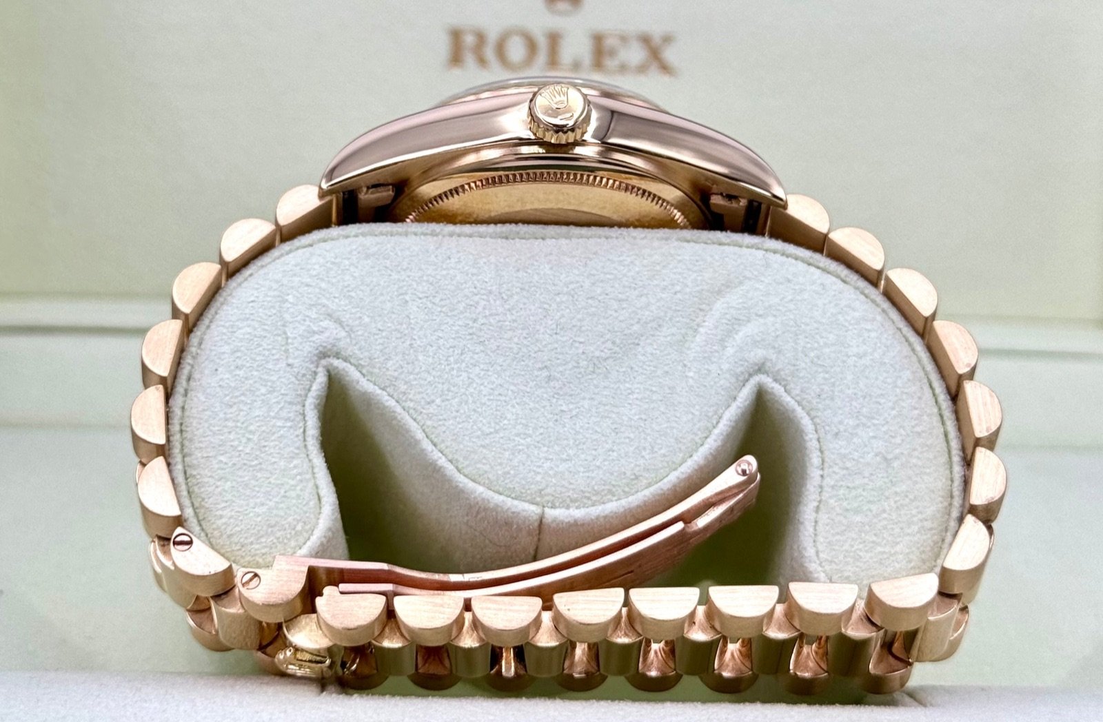 1985 Rolex Day-Date 36mm 18038 Presidential Champagne Dial - Image 9
