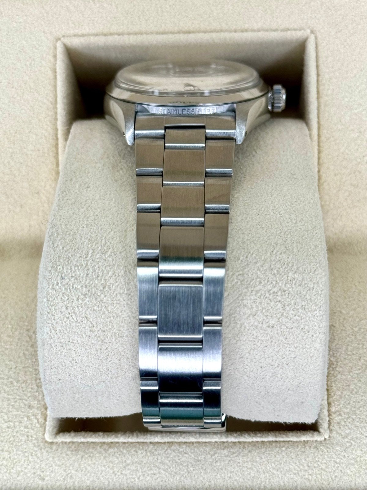 1978 Rolex Air-King 34mm 5500 Stainless Steel Oyster Silver Dial - Image 3