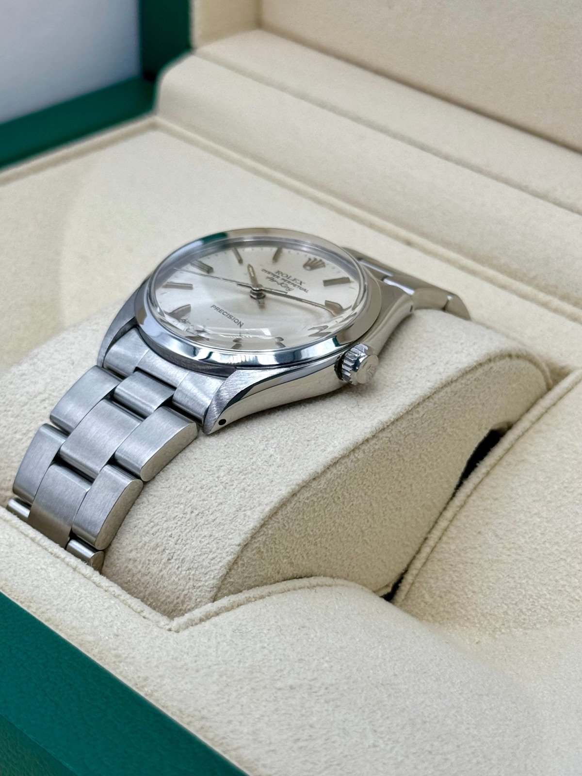 1978 Rolex Air-King 34mm 5500 Stainless Steel Oyster Silver Dial - Image 5