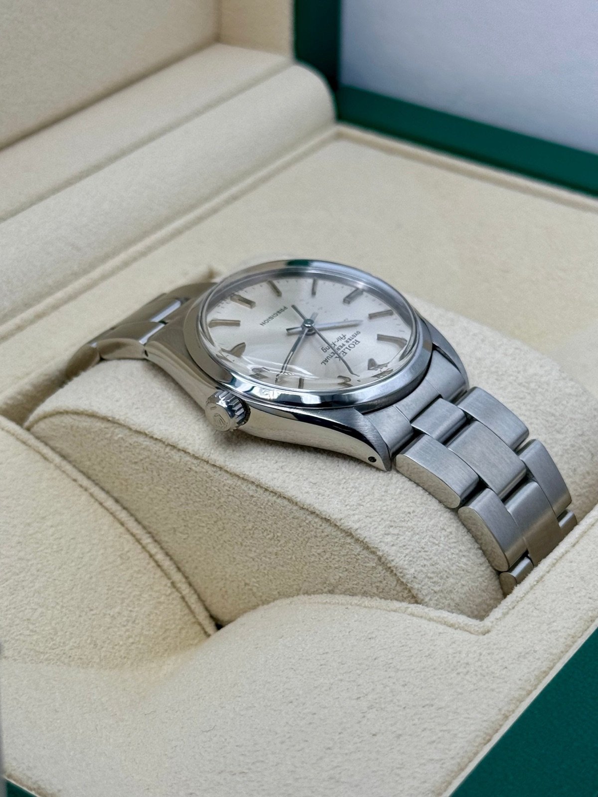 1978 Rolex Air-King 34mm 5500 Stainless Steel Oyster Silver Dial - Image 8