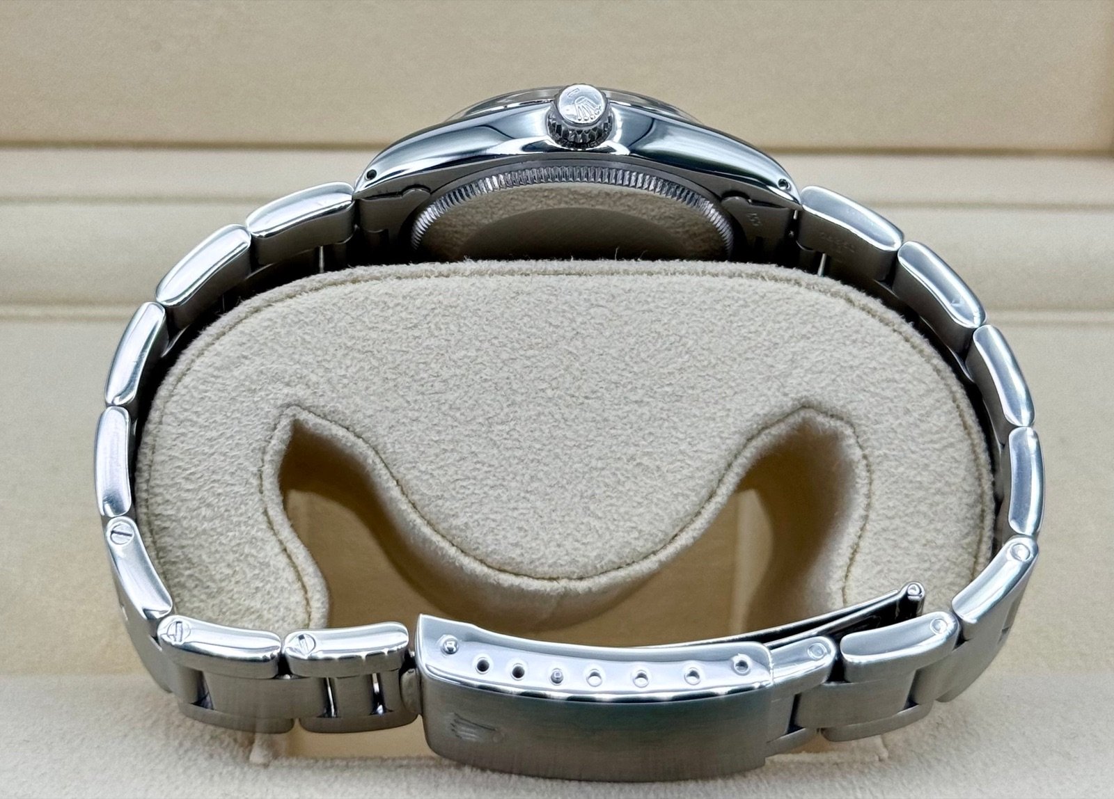 1978 Rolex Air-King 34mm 5500 Stainless Steel Oyster Silver Dial - Image 9