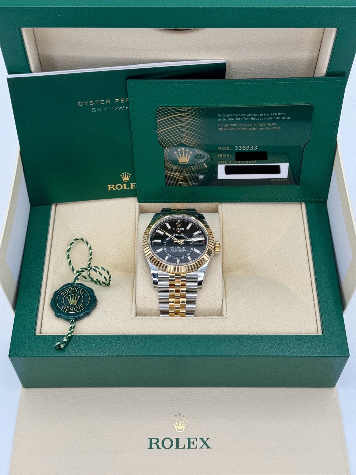 2024 Rolex Sky-Dweller 42mm 336933 Two-Tone Jubilee Black Dial (Unworn) - Image 11