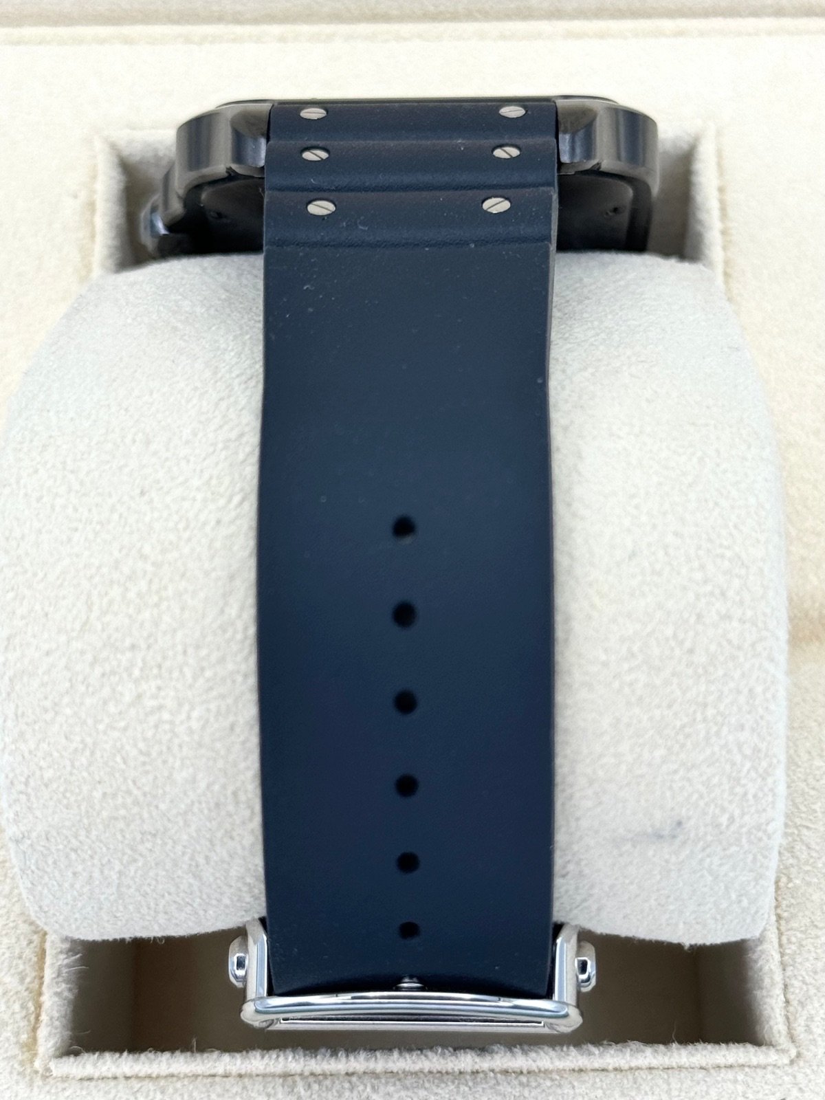 2023 Cartier Santos De Cartier 39.8mm WSSA0039 Steel Black Dial - Image 4